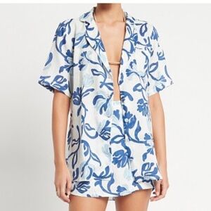 Faithfull the Brand “Charlita” Linen Shirt Dress